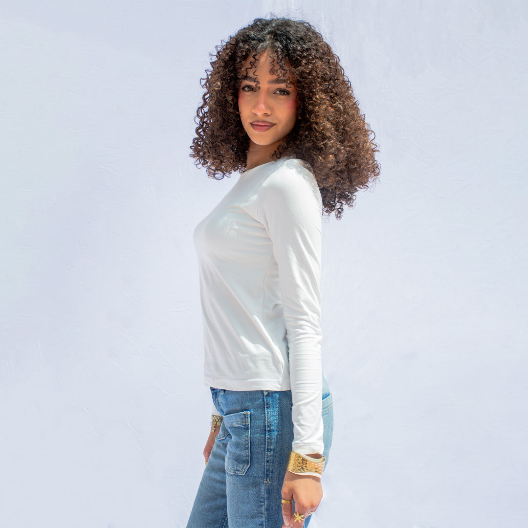 Two layered - white tob