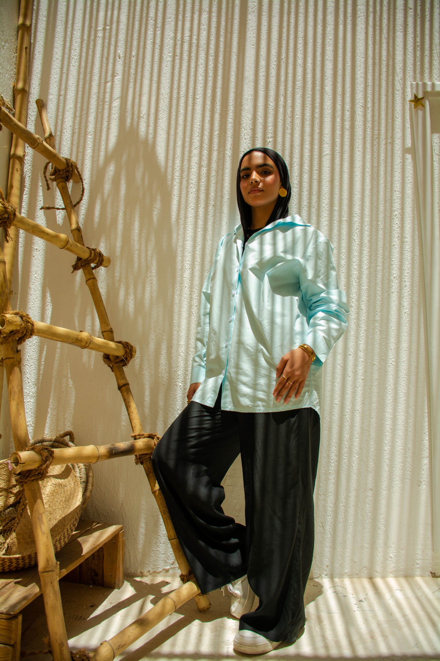Long Shirt – Aqua