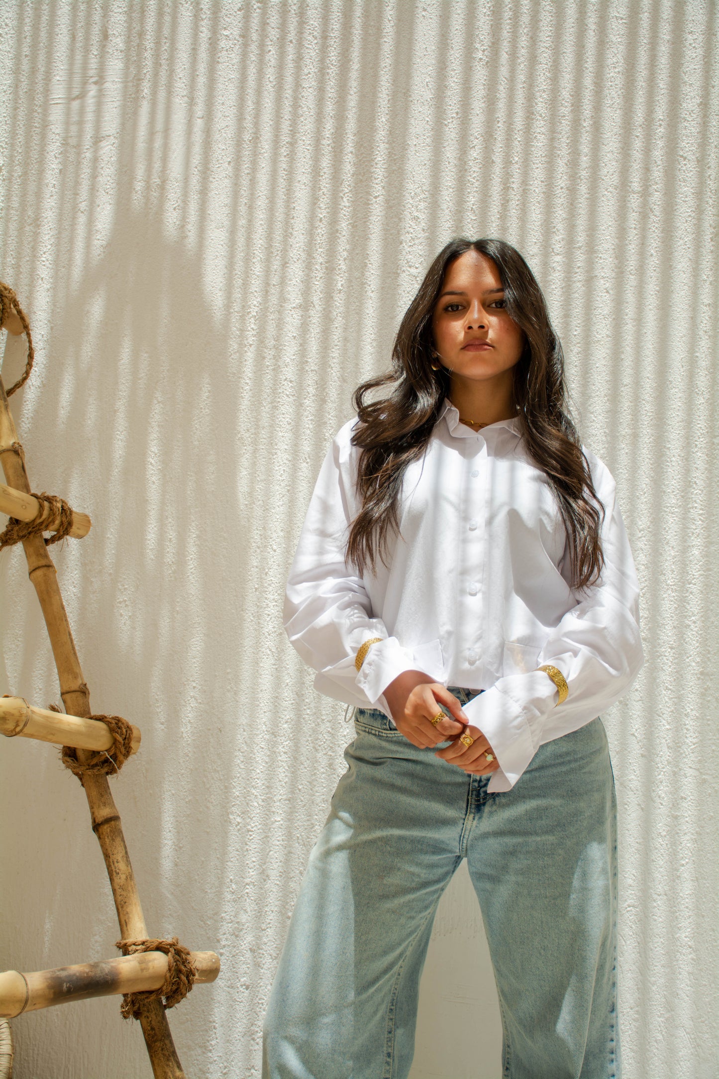 Adjustable Shirt – White