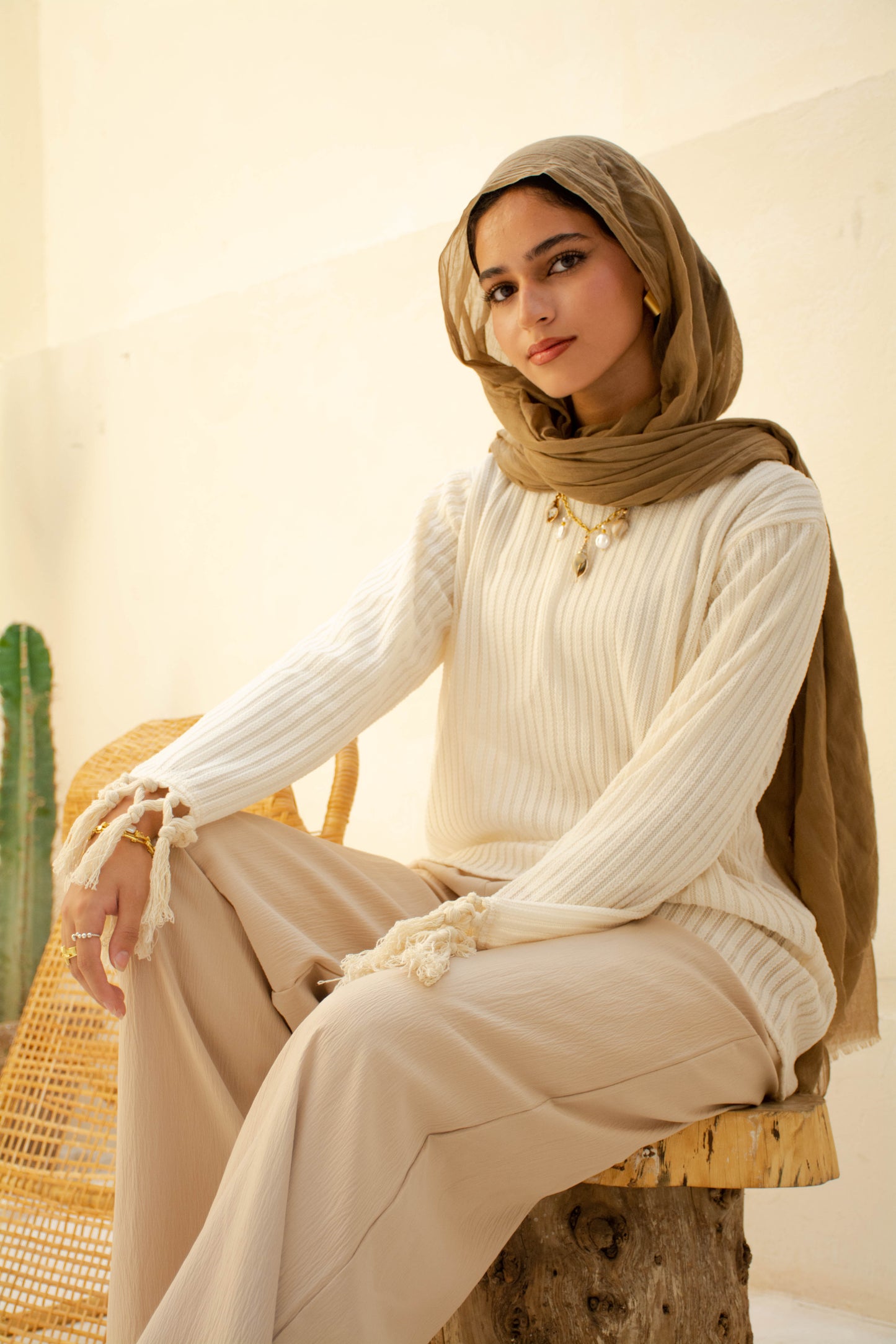 Knit Top – White