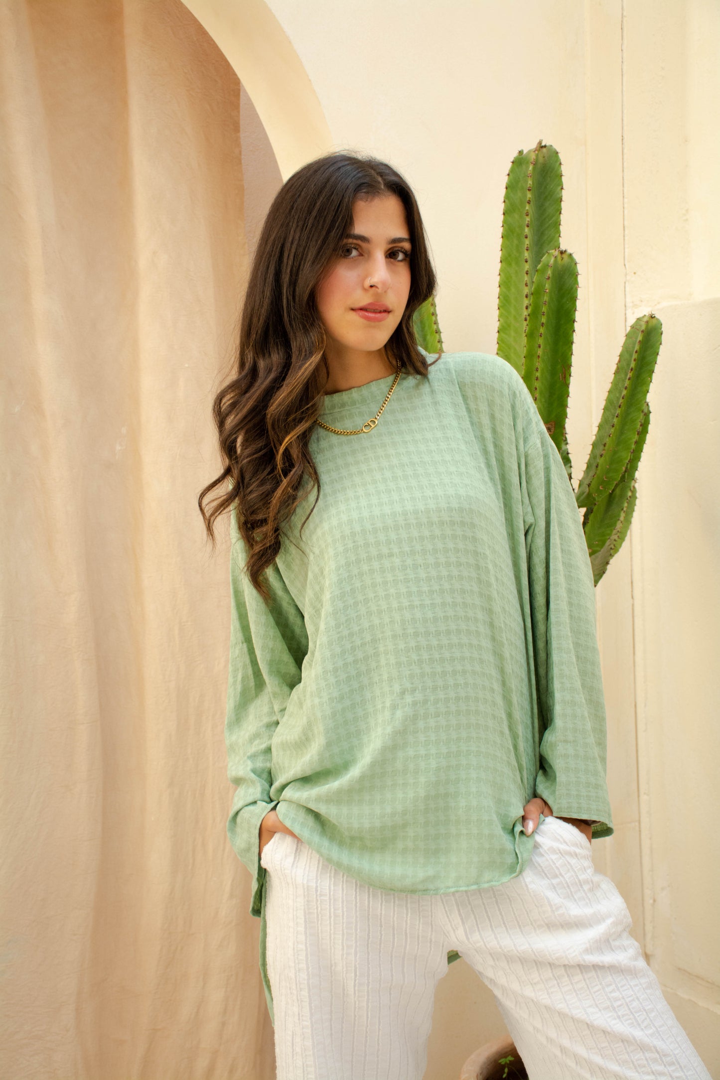 Textured Shirt – Mint