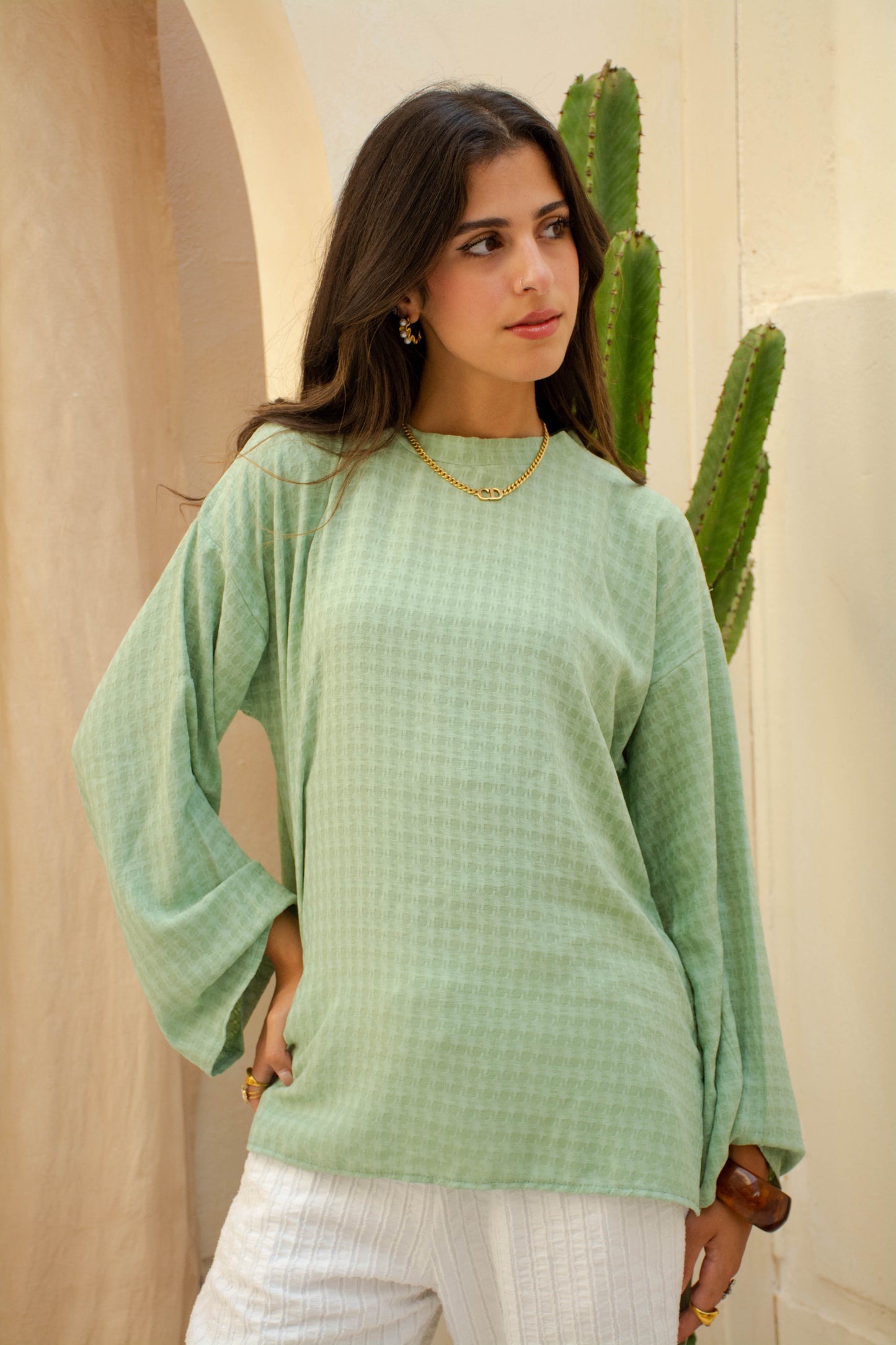Textured Shirt – Mint