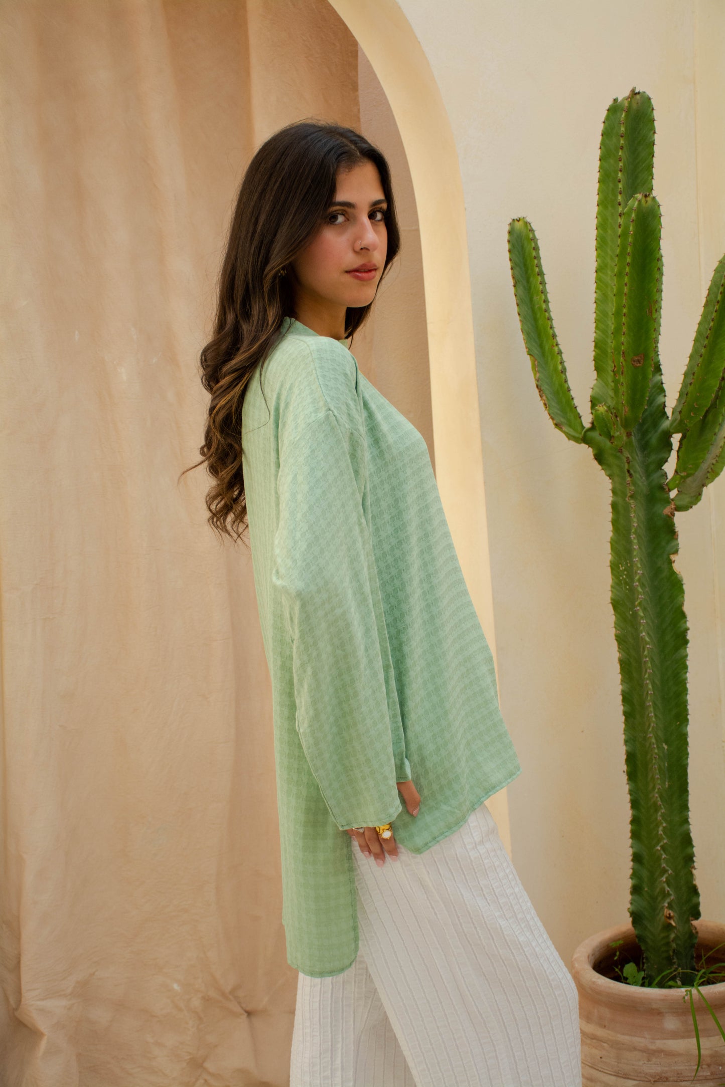 Textured Shirt – Mint