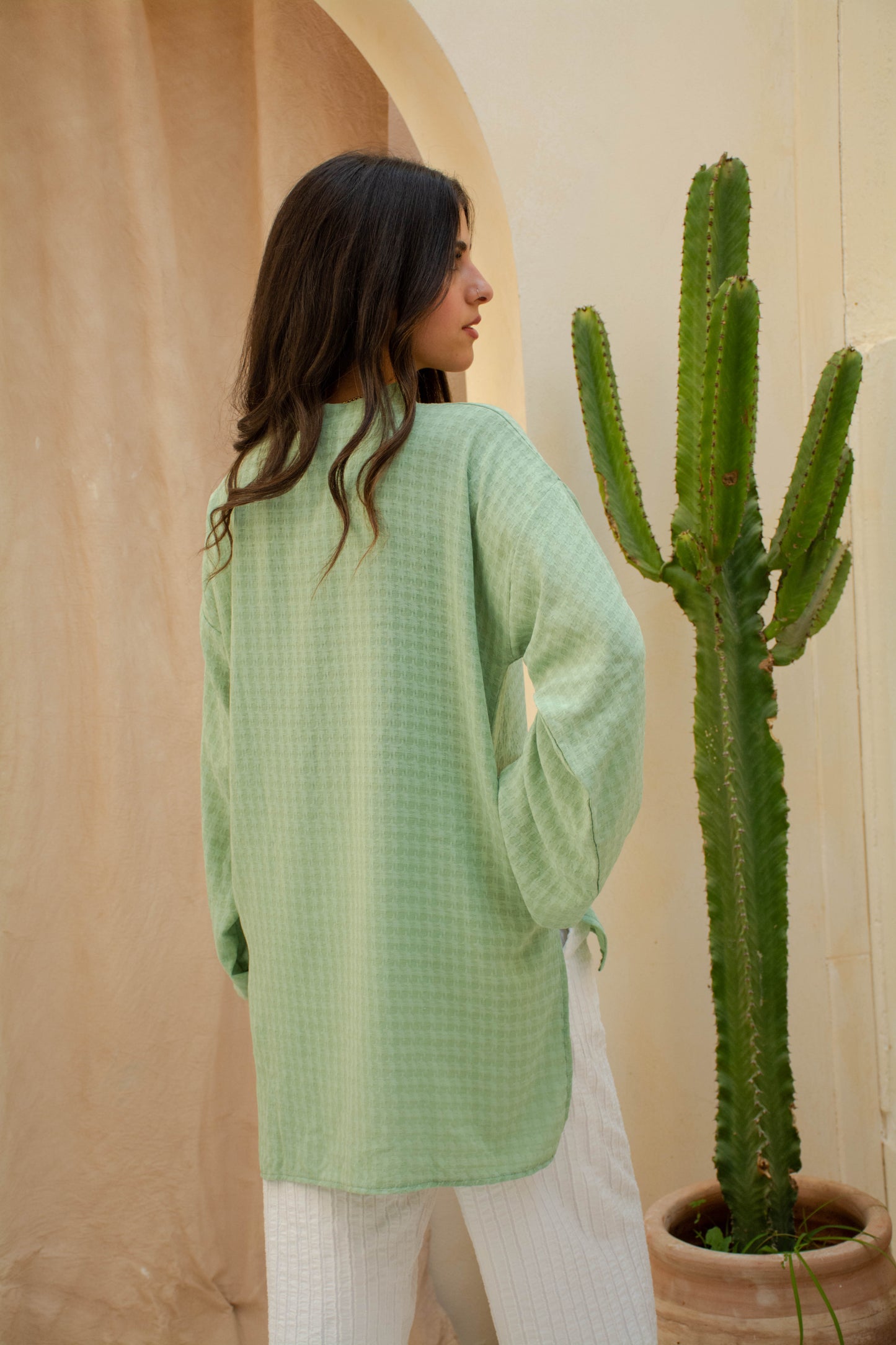 Textured Shirt – Mint