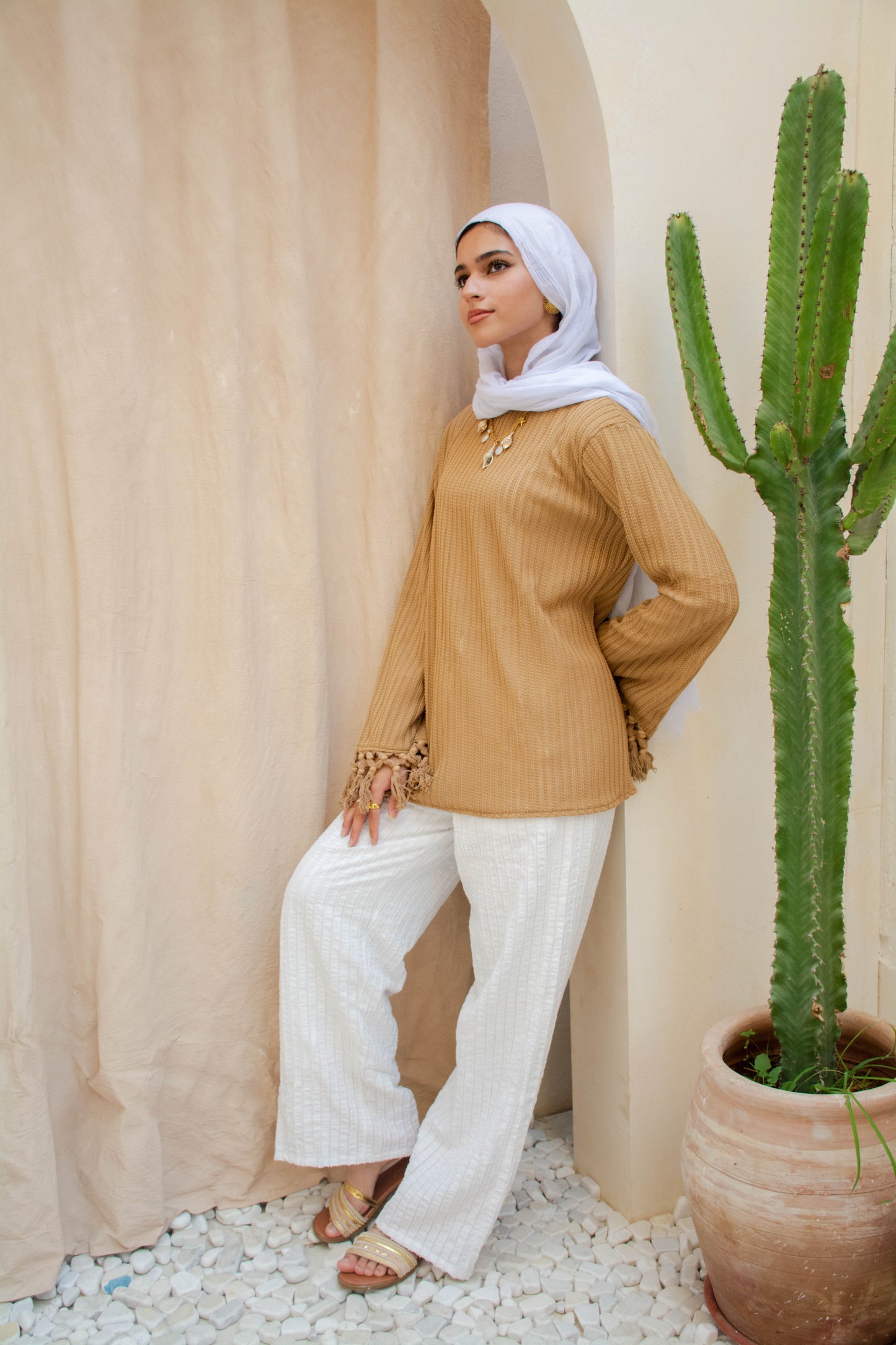 Knit Top – Camel