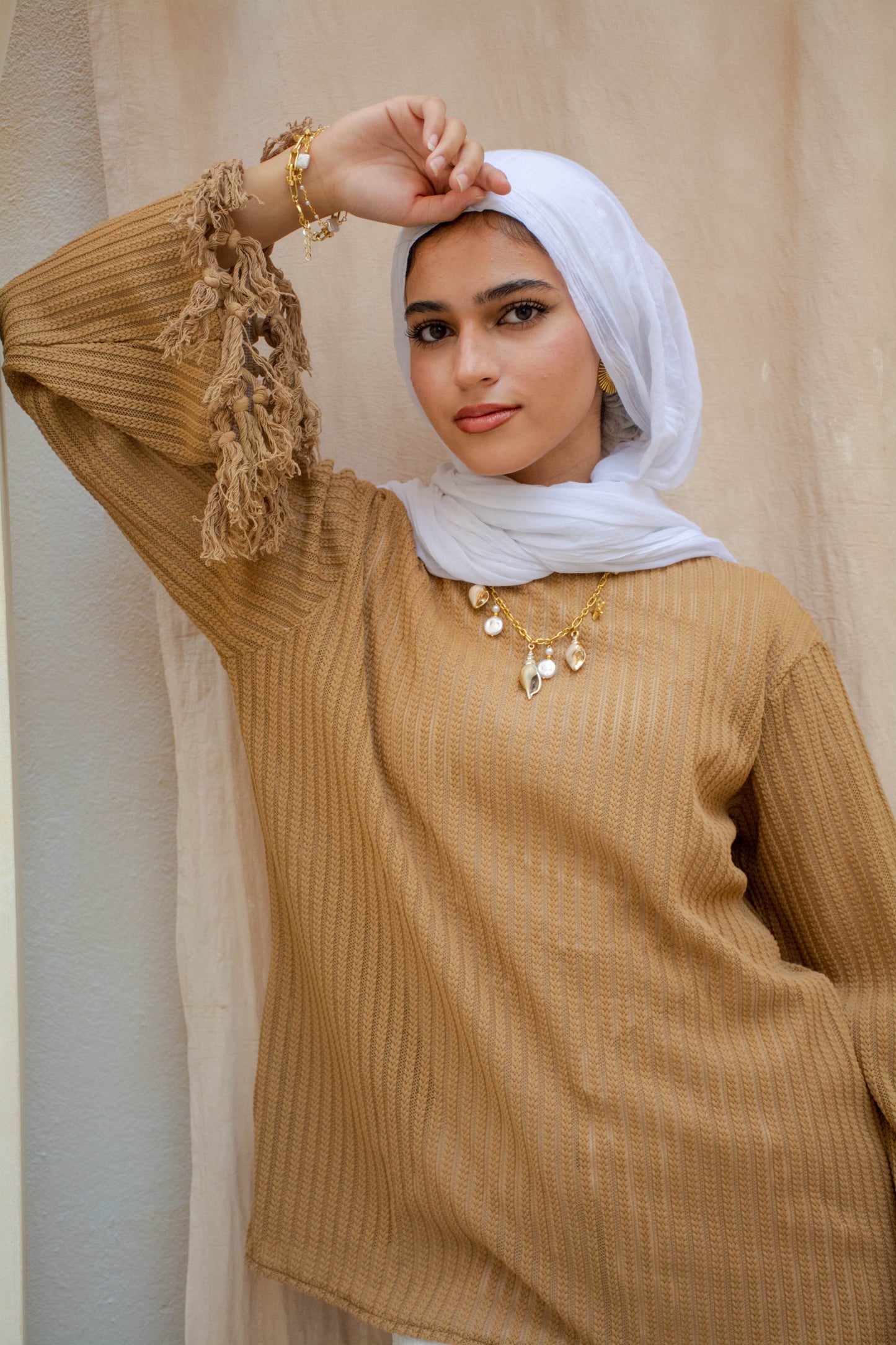 Knit Top – Camel