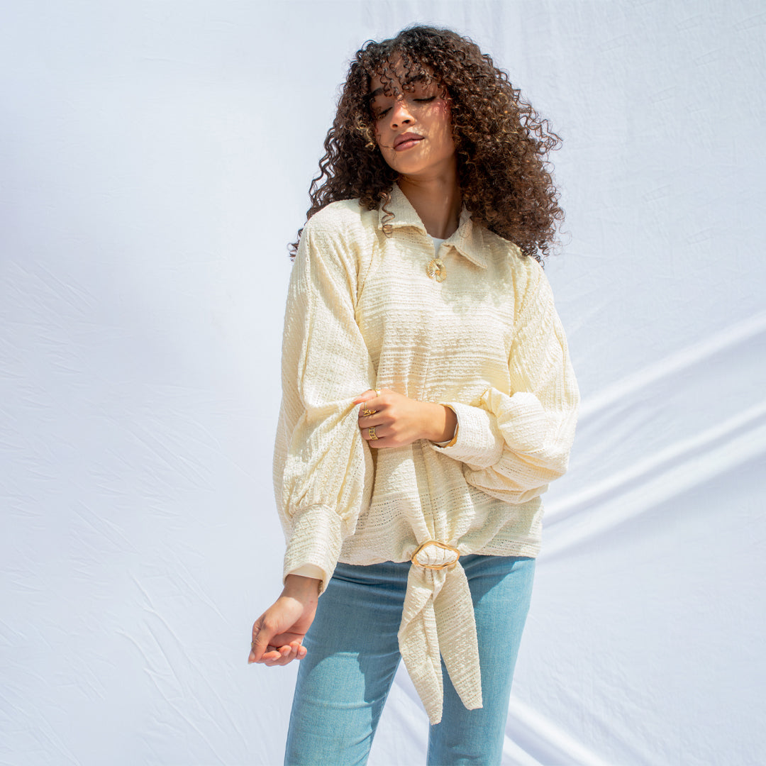 Beige Glow Blouse