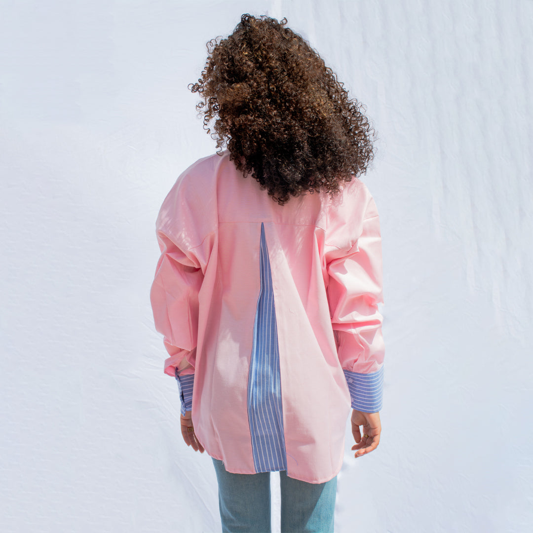 Pink Candy Oversized Shirt