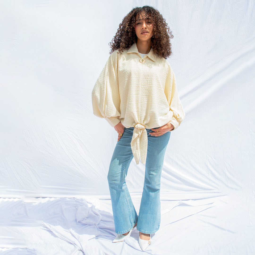 Beige Glow Blouse