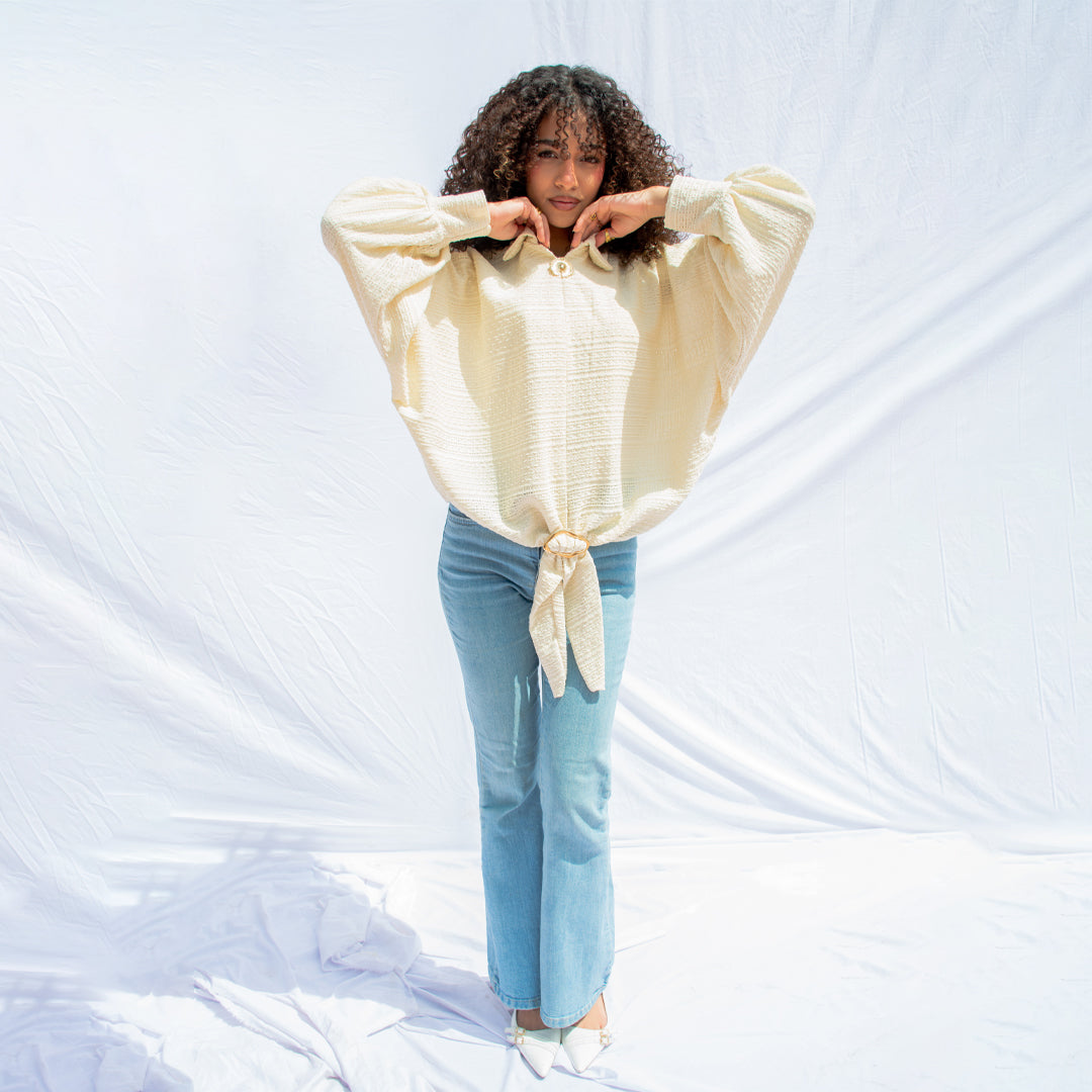 Beige Glow Blouse