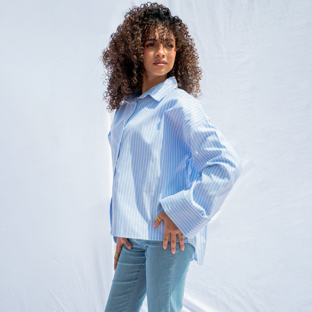 Blue Breeze Striped Shirt