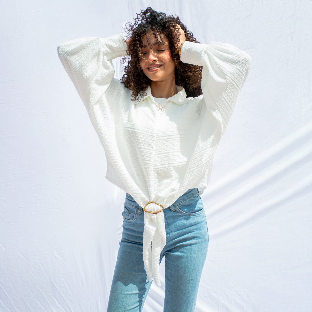 White Glow Blouse ✨