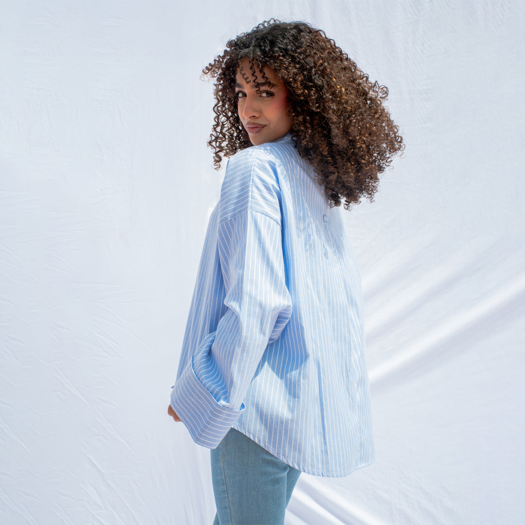 Blue Breeze Striped Shirt