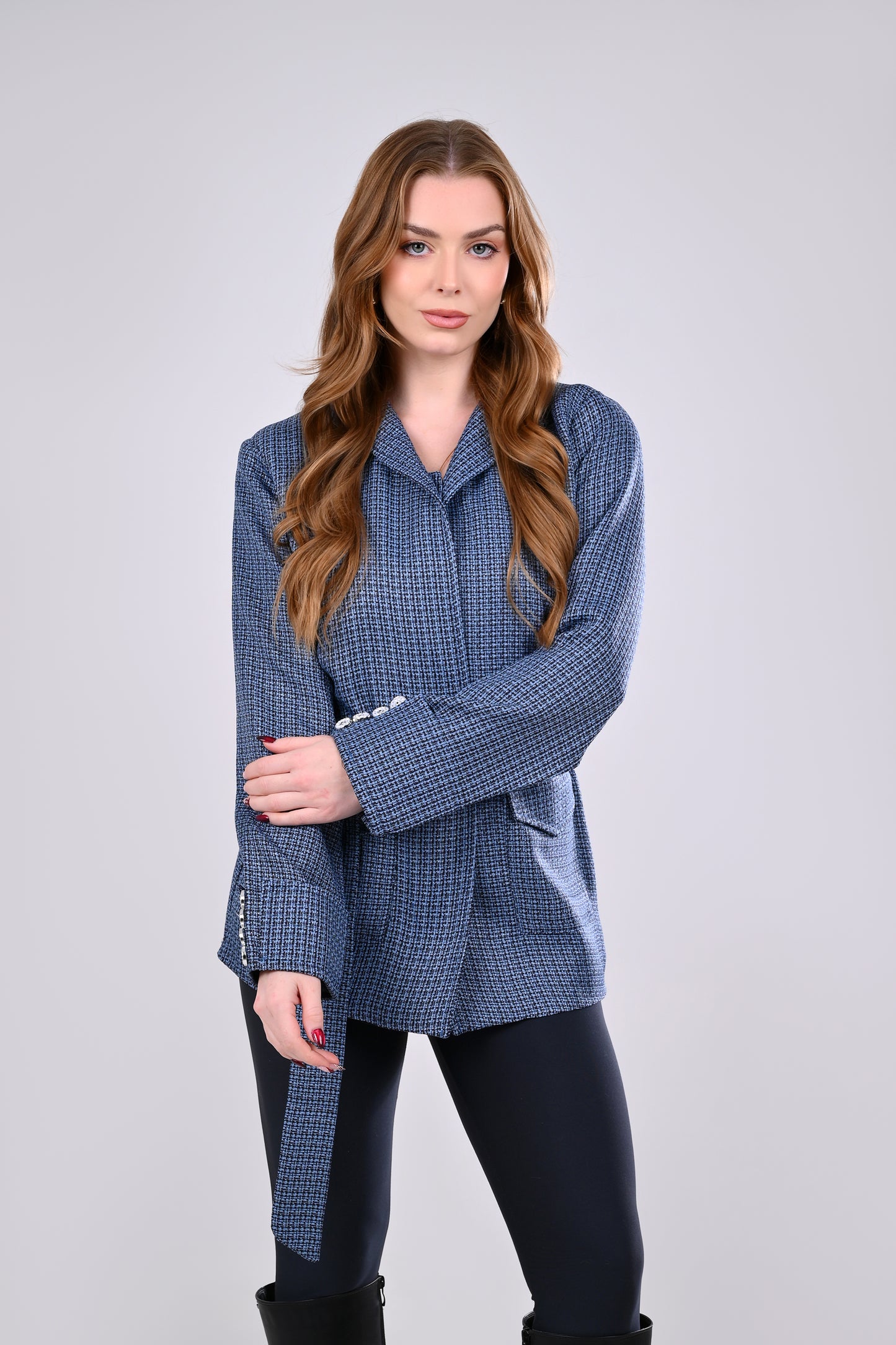 Belted Tailored Blazer/Jacket