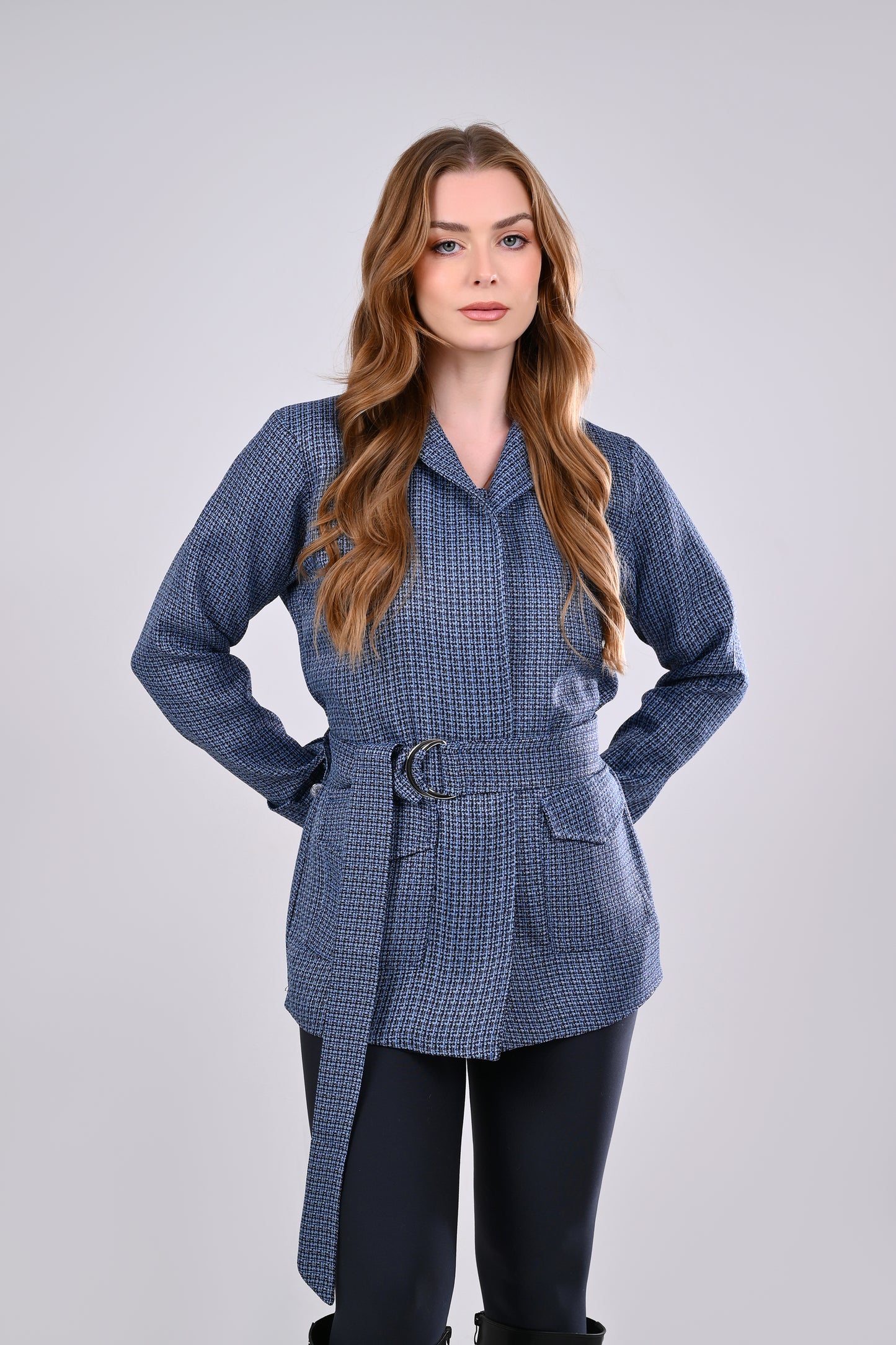 Belted Tailored Blazer/Jacket