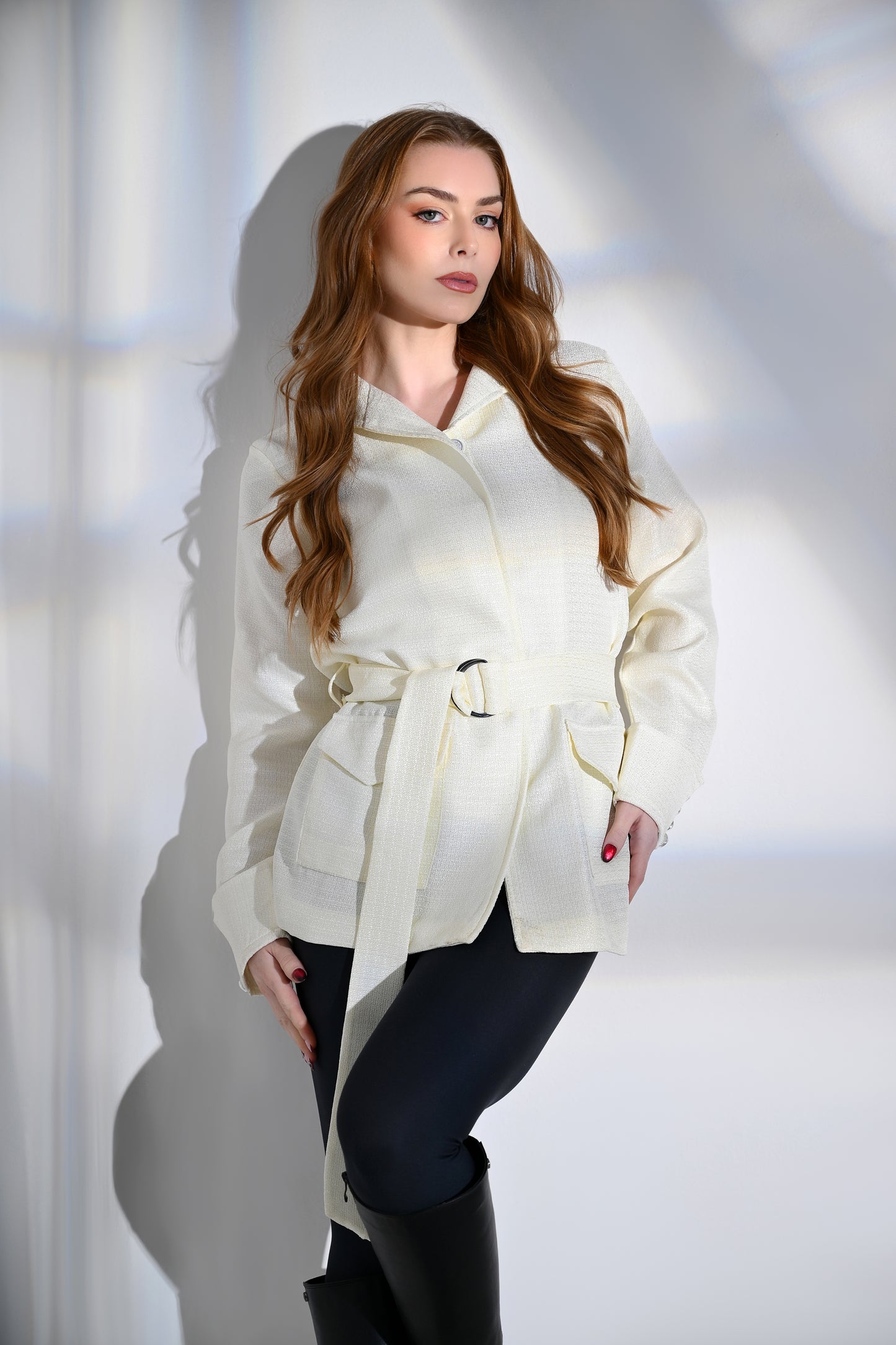 Belted Tailored Blazer/Jacket