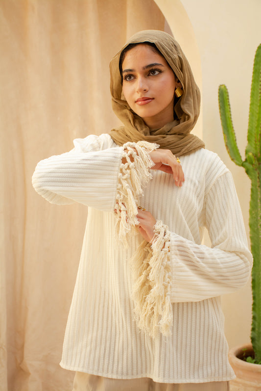 Knit Top – White