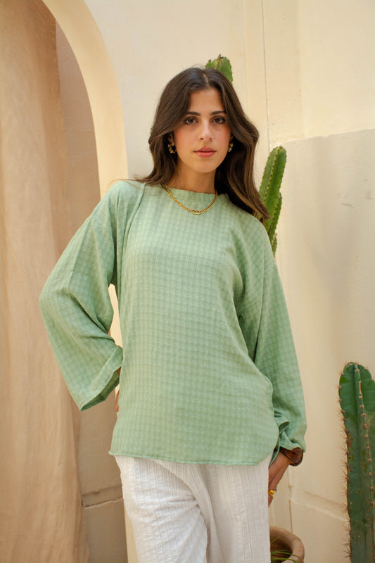 Textured Shirt – Mint