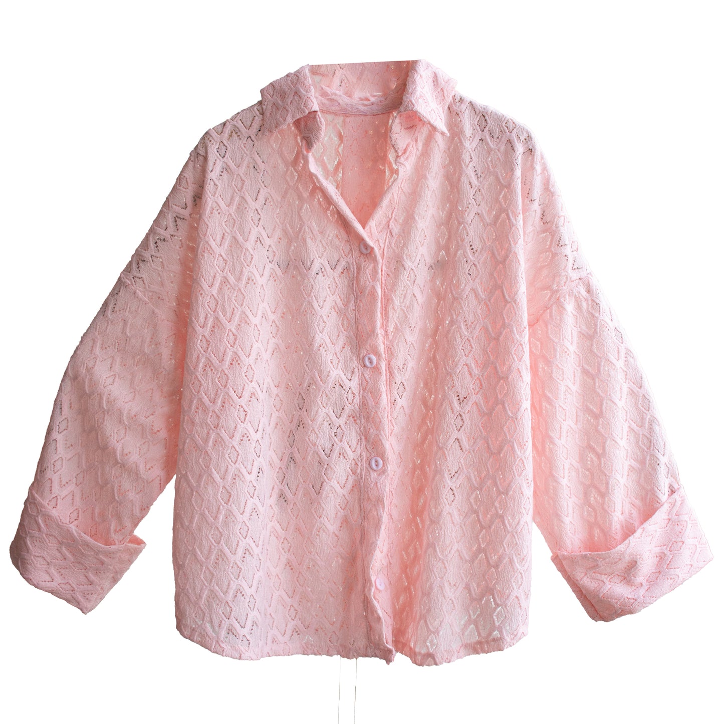 Lace Oversized Shirt