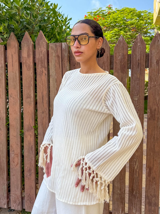 Knit Top – White