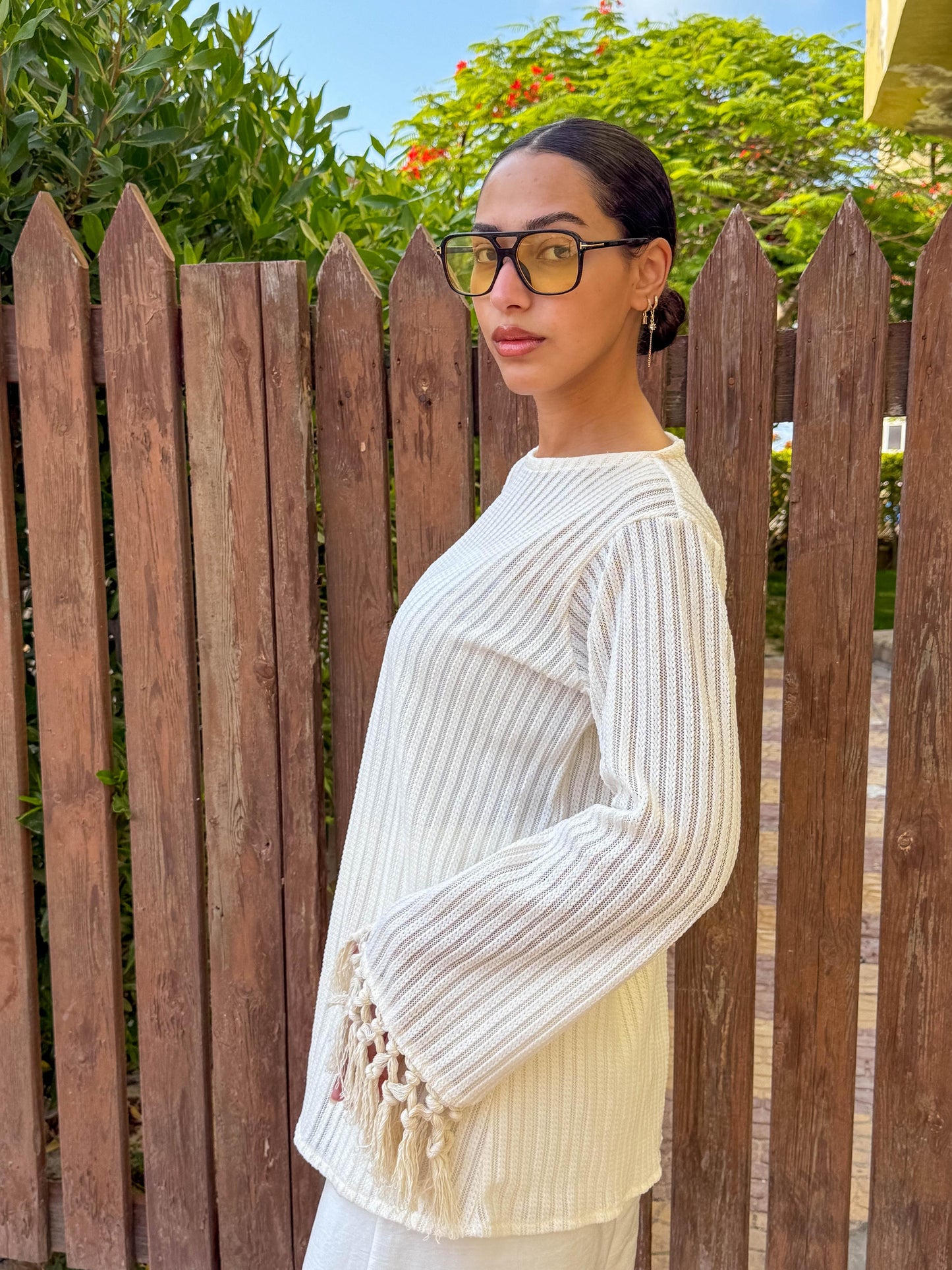 Knit Top – White